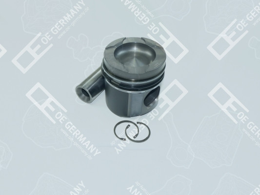 Piston with rings and pin - 020320287600 OE Germany - 51.02500.6019, 51.02500.6027, 51.02500.6042